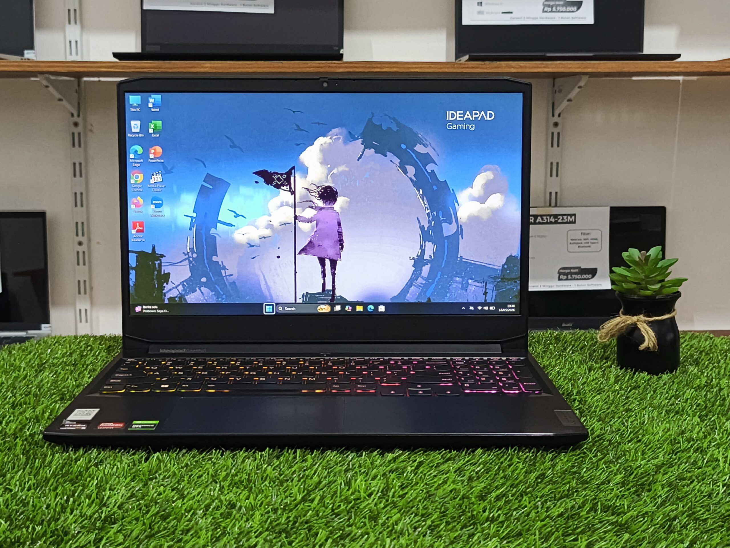 LENOVO IP GAMMING 3 15ACH6 AMD Ryzen 5 5600H (RAM 8GB/SSD 512GB NVME) NVIDIA GTX 1650 (4GB) 15,6" FHD 144Hz