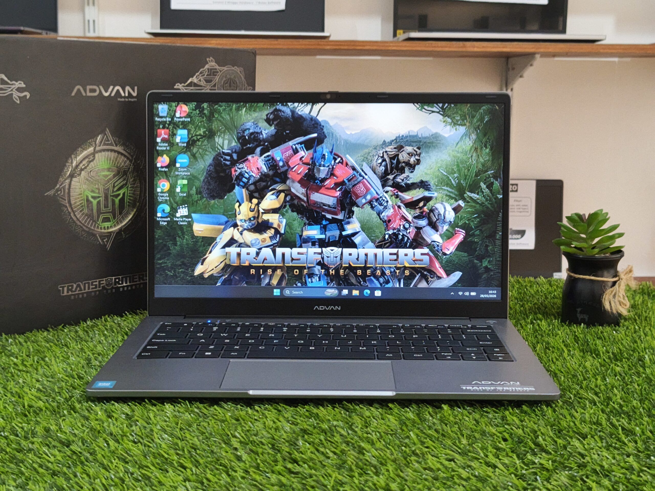 ADVAN TBOOK TRANSFORMER Intel N100 (RAM 4GB/eMMC 128GB) 14" HD