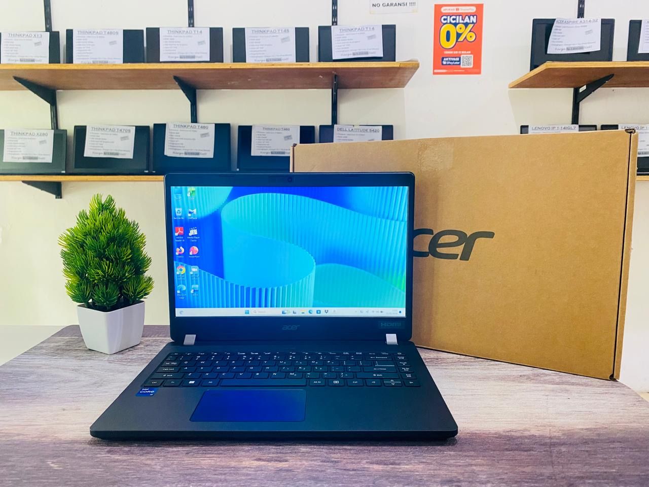 LAPTOP ACER TRAVELMATE P214 | INTEL CORE I7-1165G7 ( RAM 8GB / SSD 512GB NVME )