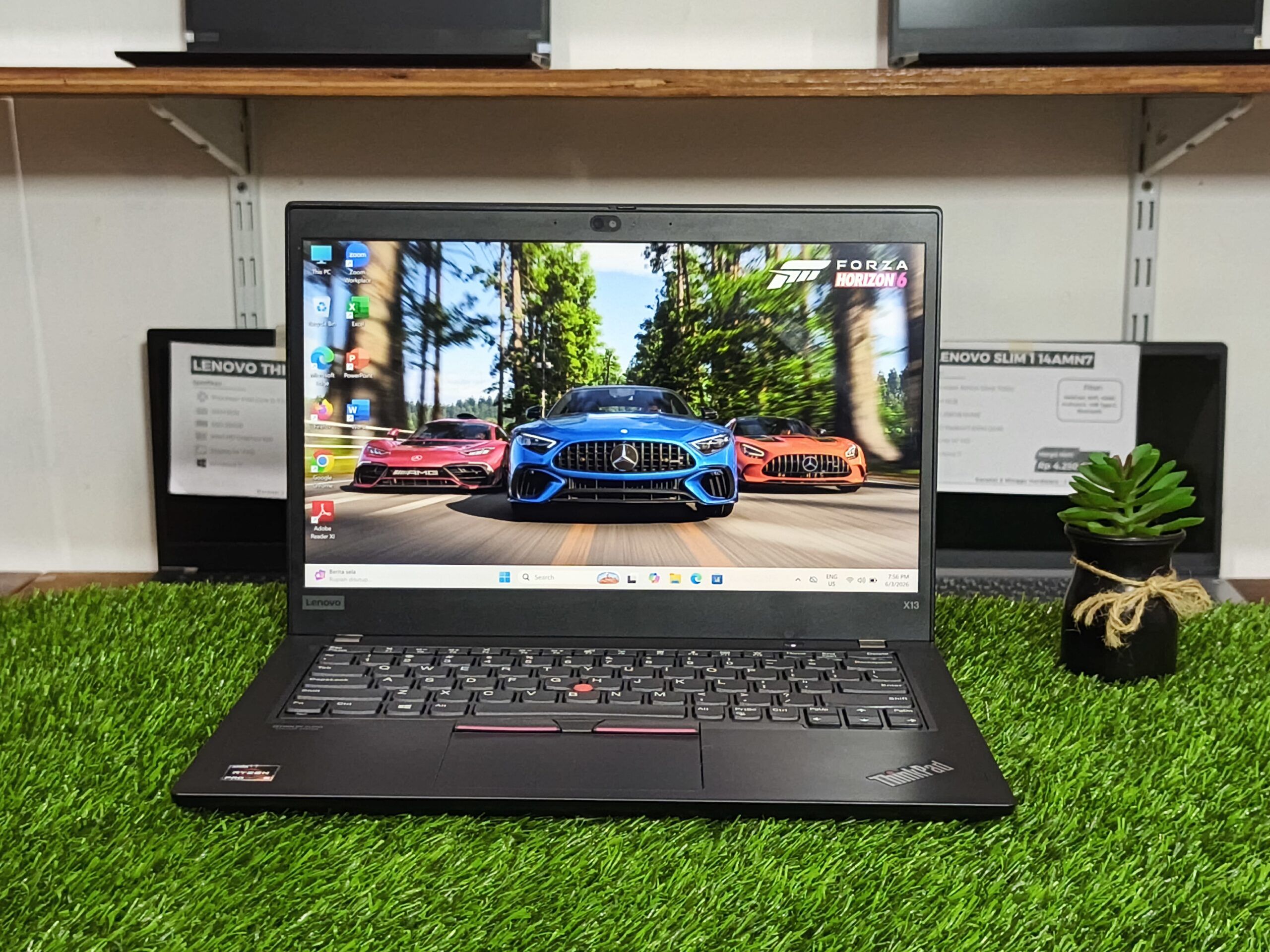 LENOVO THINKAPD X13 AMD Ryzen 5pro 4650U (RAM 32GB/SSD 256GB NVMe) 13,3" FHD