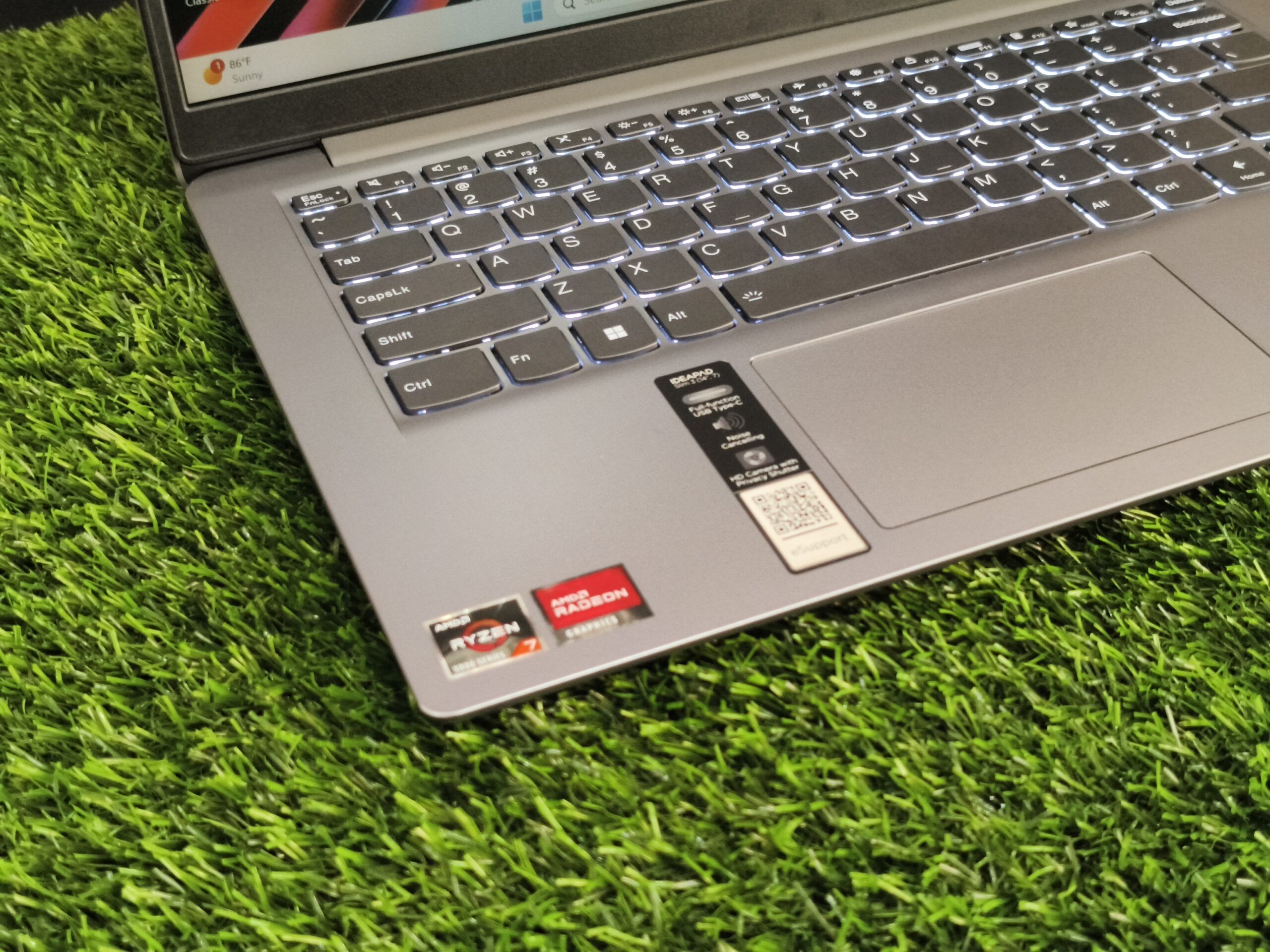 LENOVO IDEAPAD 3 14ABA7 AMD Ryzen 7 5825U (RAM 8GB/SSD 512GB NVMe) KEYBOARD BACKLIT / 14" FHD - Gambar 5