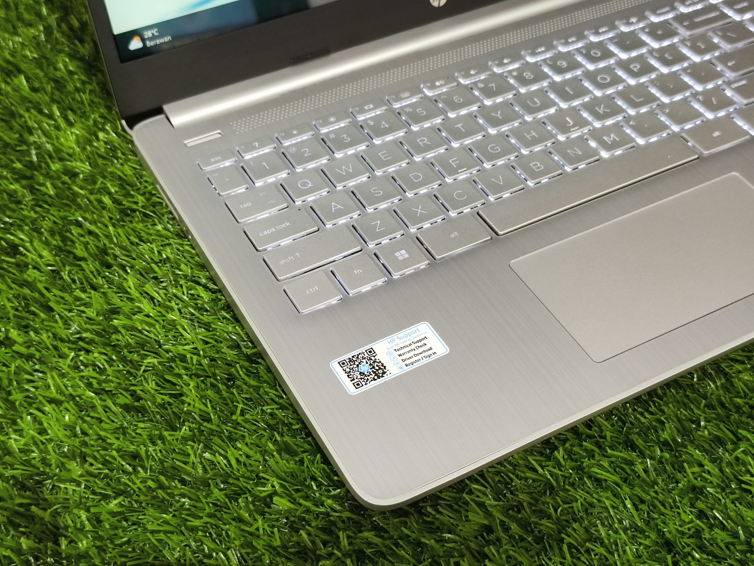 HP 14S DQ5002TU Intel Core i7-1260P (RAM 16GB/SSD 512GB NVMe) KEYBOARD BACKLIT / 14" FHD - Gambar 5