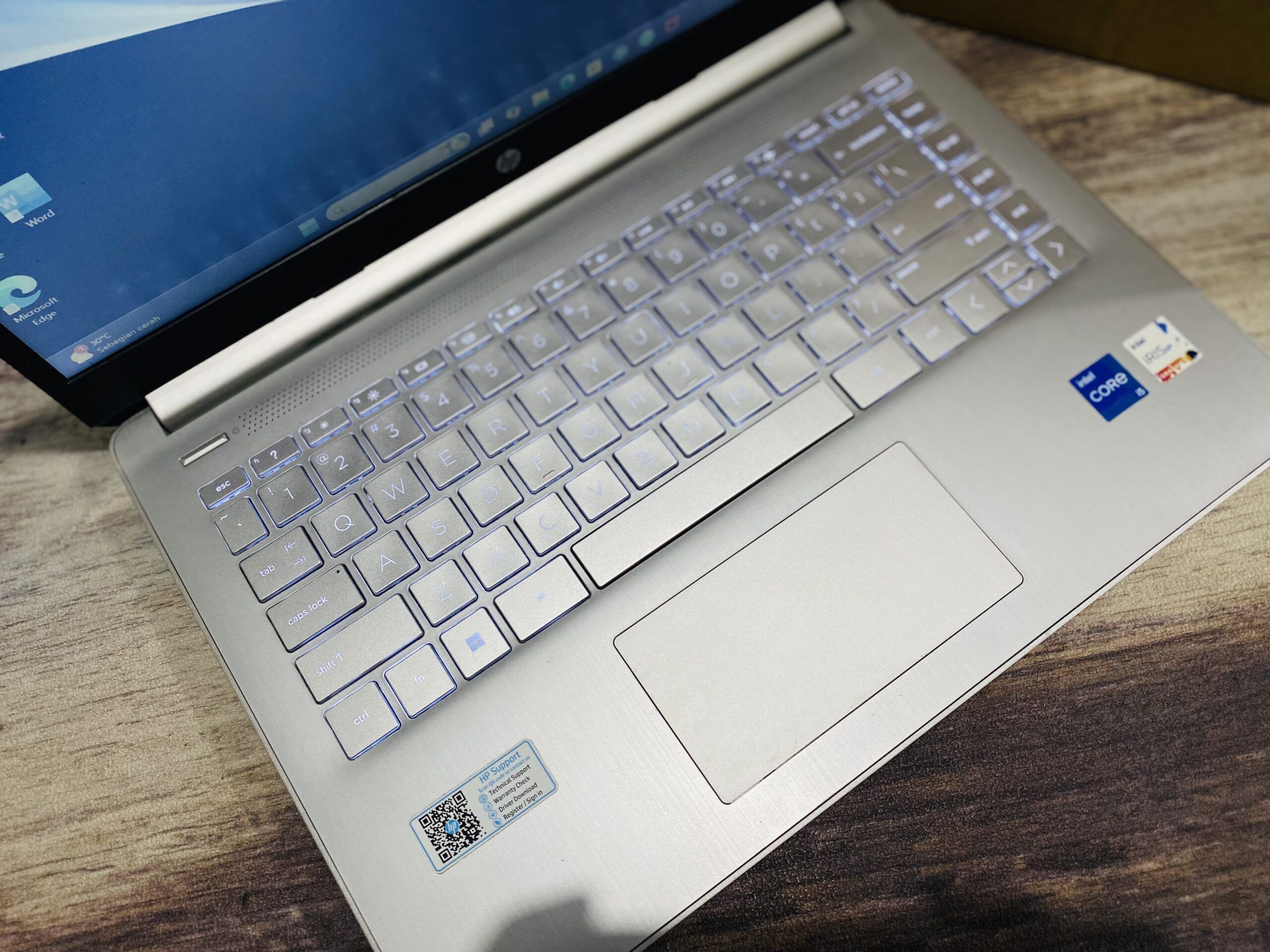 LAPTOP HP 14S-DQ5227TU | INTEL CORE I5-1235U ( RAM 8GB / SSD 512GB NVME ) GARANSI - Gambar 3