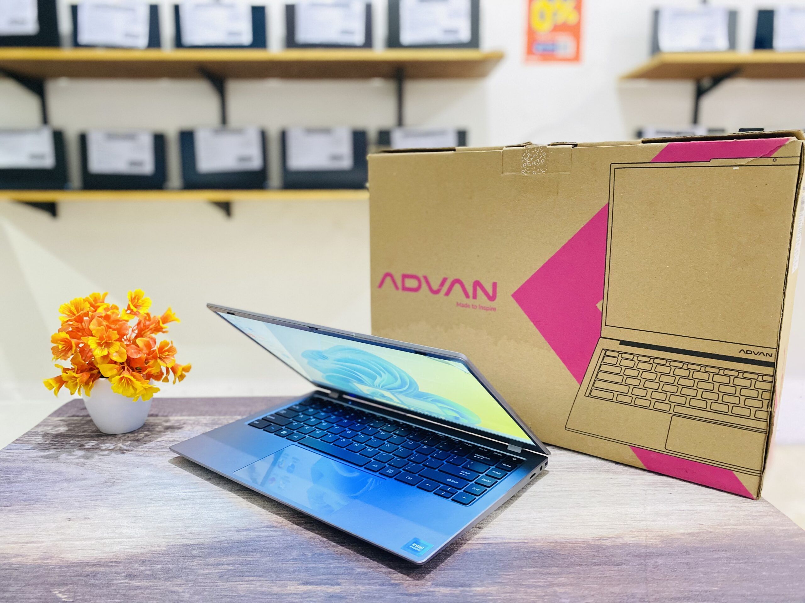 LAPTOP ADVAN SOULMATE 1405 | INTEL CELERON N4020 ( RAM 4GB / EMMC 128GB ) - Gambar 4