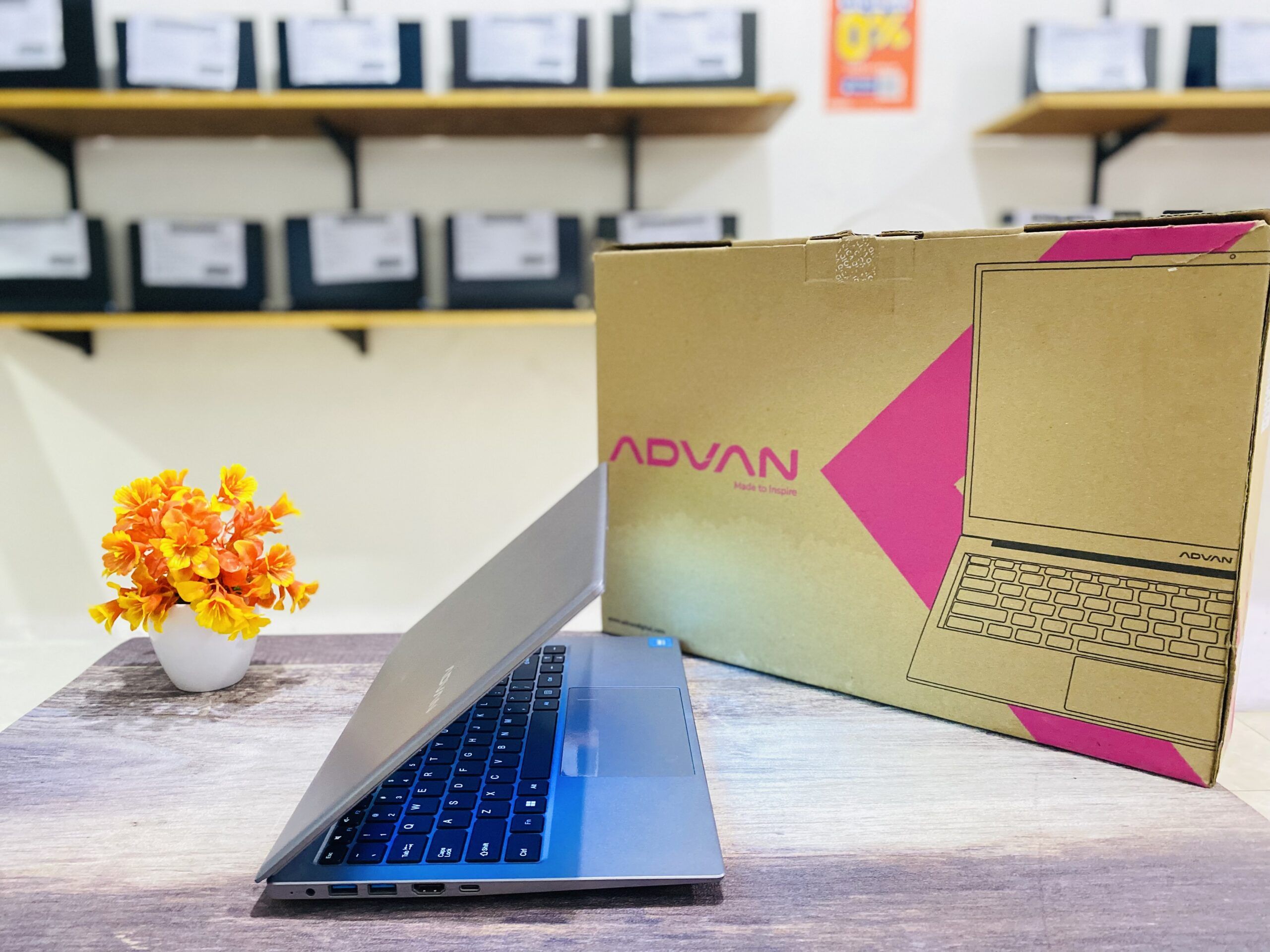 LAPTOP ADVAN SOULMATE 1405 | INTEL CELERON N4020 ( RAM 4GB / EMMC 128GB ) - Gambar 6