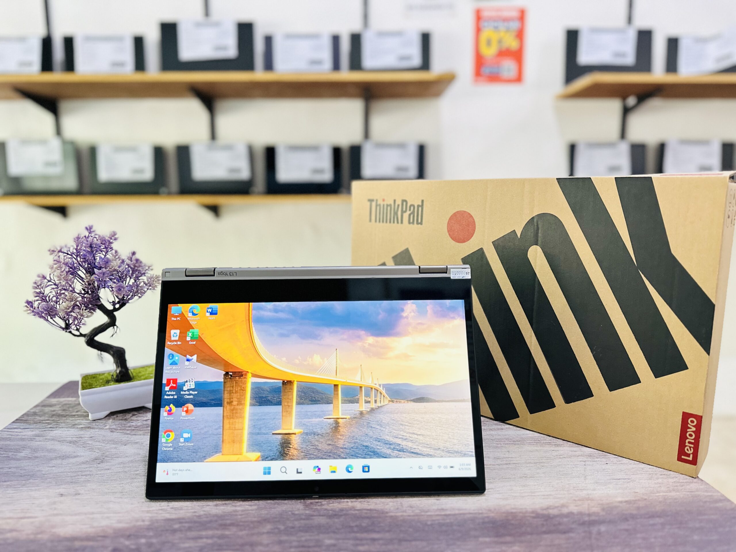 LAPTOP LENOVO THINKPAD L13 YOGA | INTEL CORE I5-10210U ( RAM 16GB / SSD 256GB NVME ) TOUCHSCREEN 360°