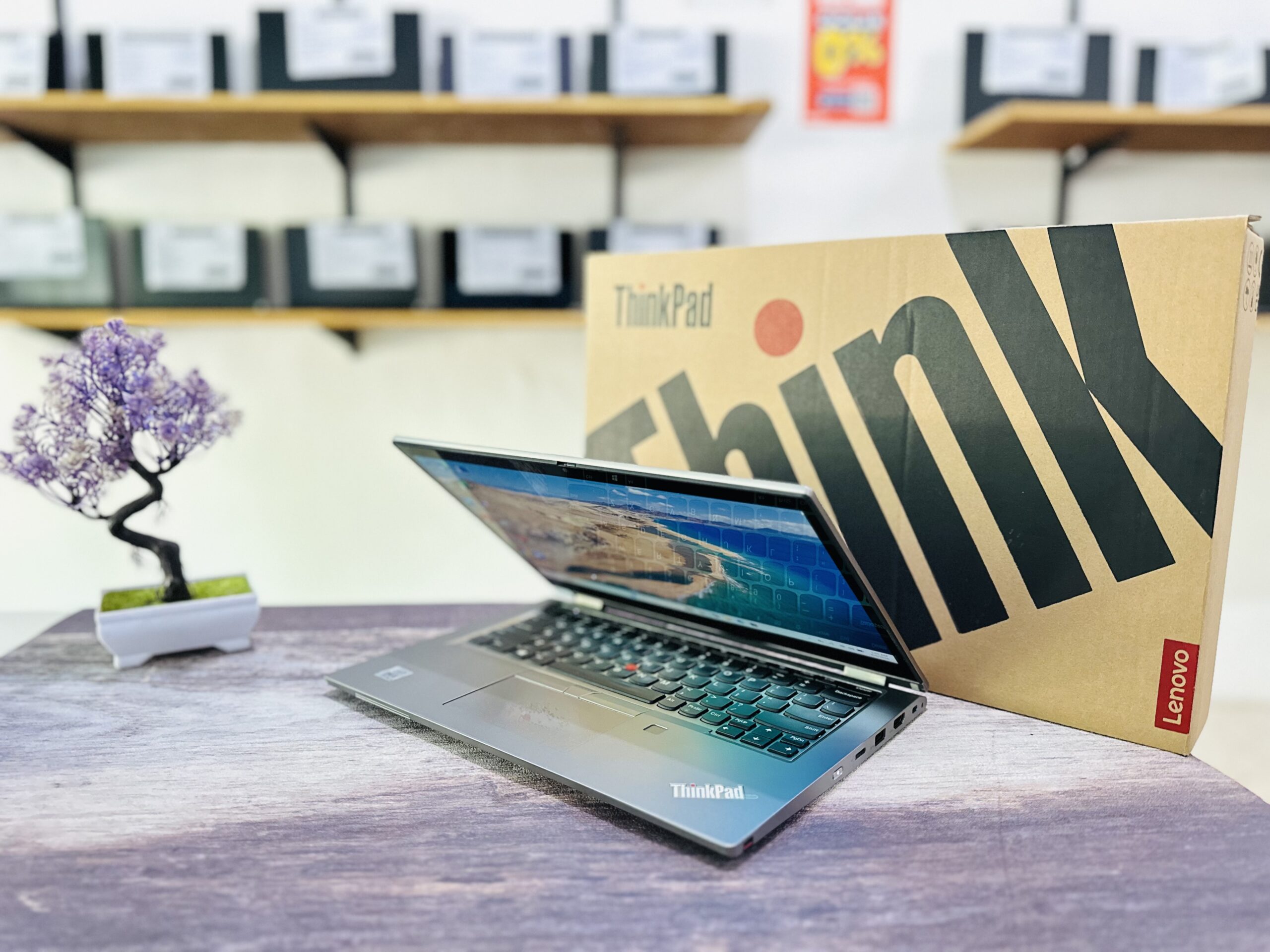 LAPTOP LENOVO THINKPAD L13 YOGA | INTEL CORE I5-10210U ( RAM 16GB / SSD 256GB NVME ) TOUCHSCREEN 360° - Gambar 4