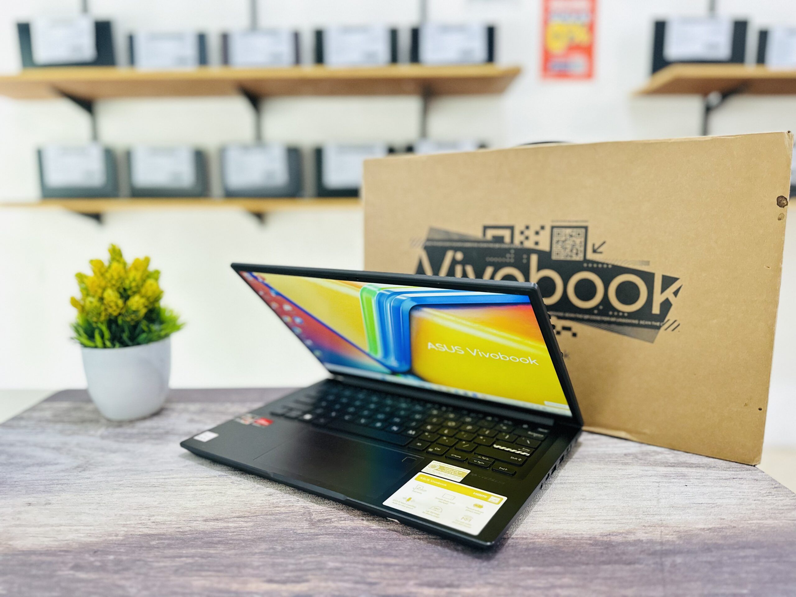 LAPTOP ASUS VIVOBOOK M1405YA | AMD RYZEN 7 7730U ( RAM 16GB / SSD 512GB NVME ) GARANSI - Gambar 4