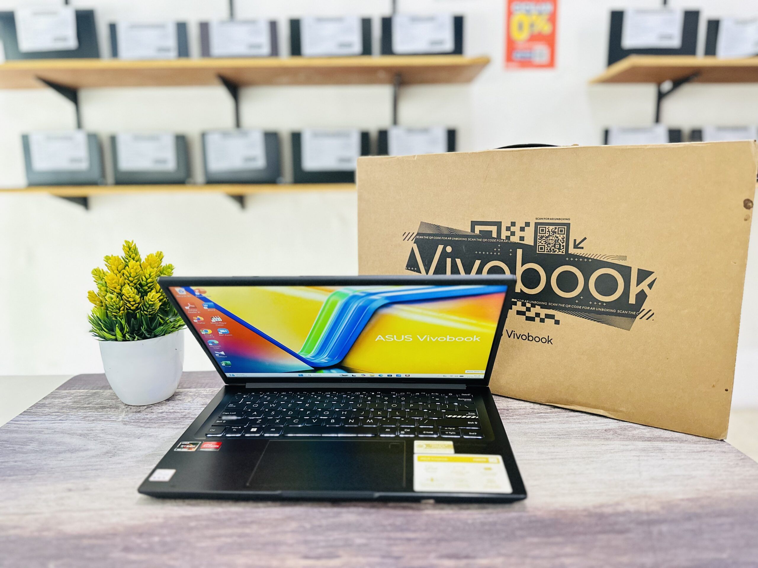 LAPTOP ASUS VIVOBOOK M1405YA | AMD RYZEN 7 7730U ( RAM 16GB / SSD 512GB NVME ) GARANSI - Gambar 5