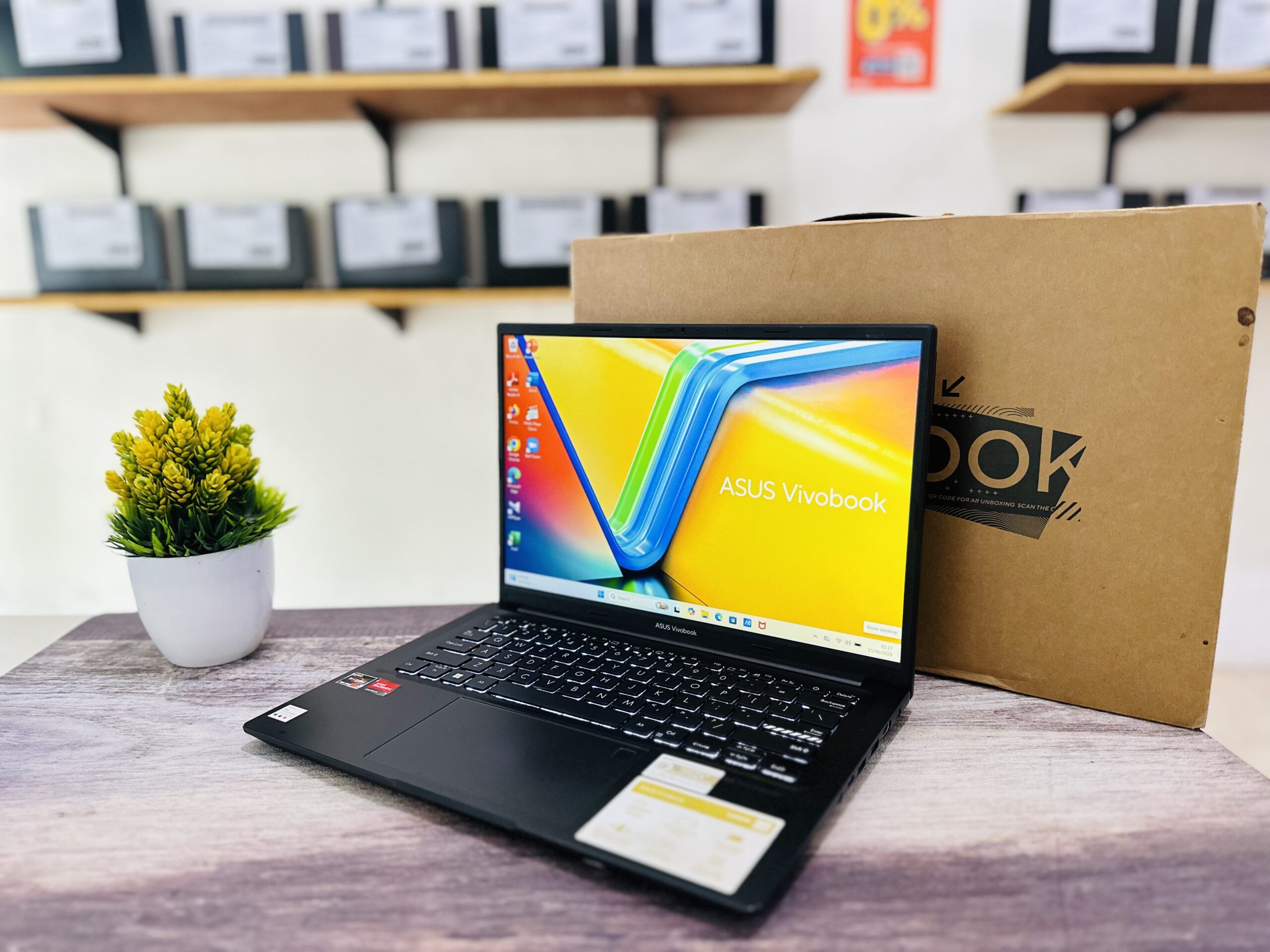 LAPTOP ASUS VIVOBOOK M1405YA | AMD RYZEN 7 7730U ( RAM 16GB / SSD 512GB NVME ) GARANSI - Gambar 7