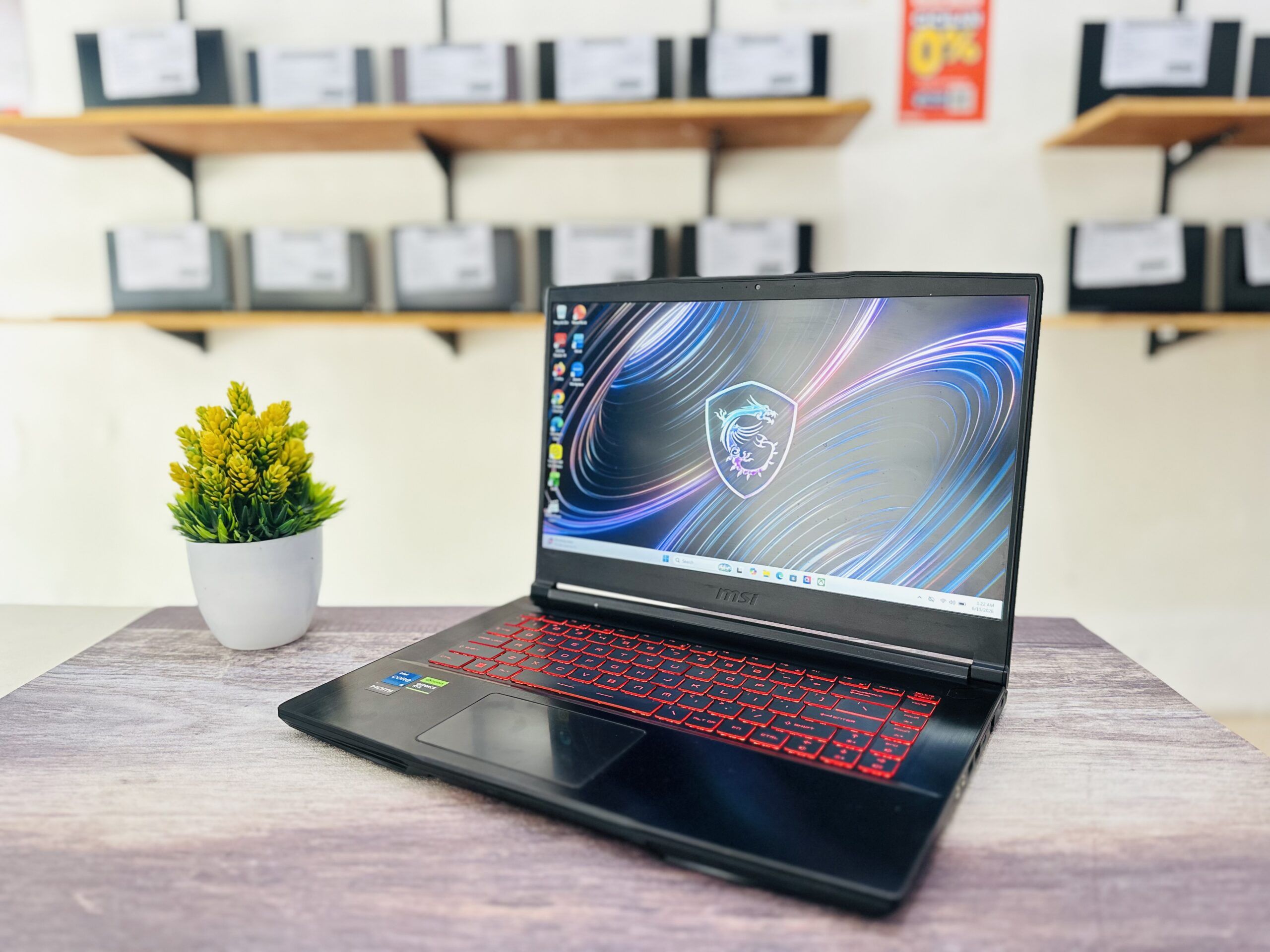 LAPTOP MSI GF63 THIN 11UC | INTEL CORE I5-11400H ( RAM 8GB / SSD 512GB NVME ) - Gambar 7