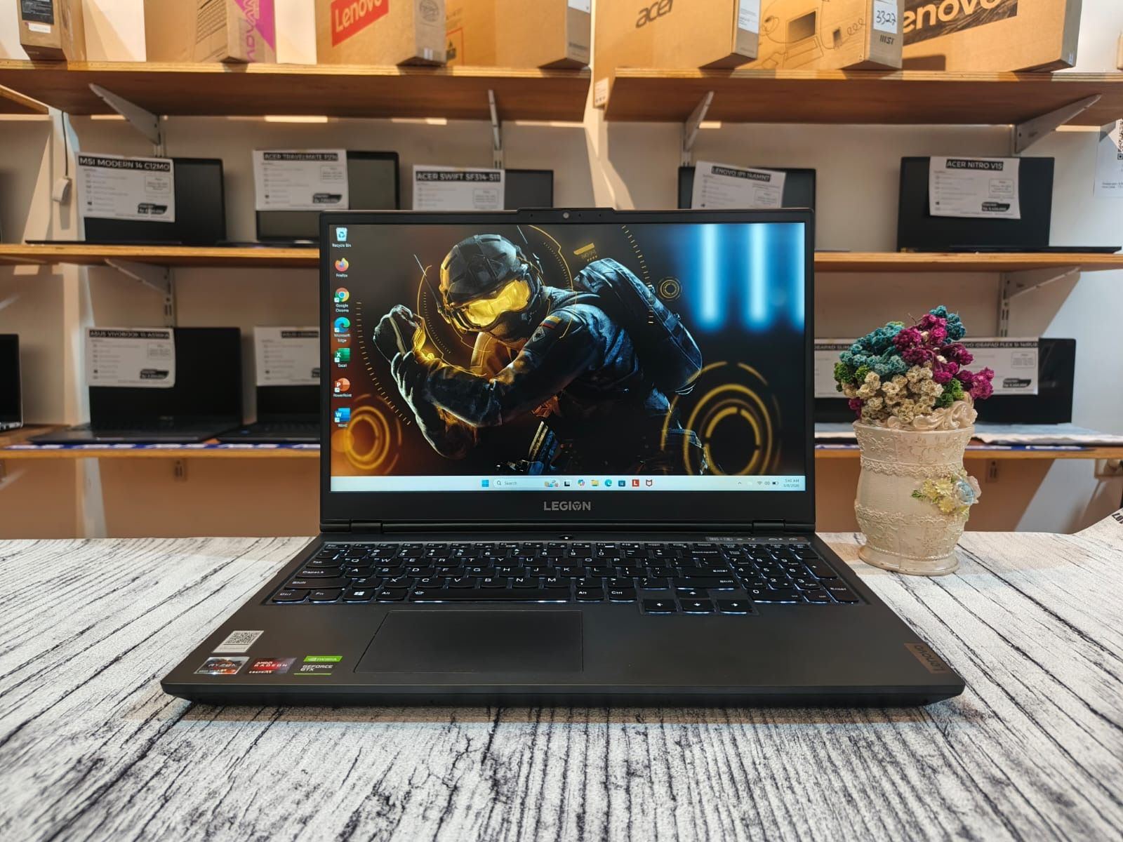 LENOVO LEGION 5 15ARH05 AMD Ryzen 7 4800H (Ram 16GB / SSD 512GB NVMe) Nvidia GTX 1650Ti @4GB/ KeyBacklit