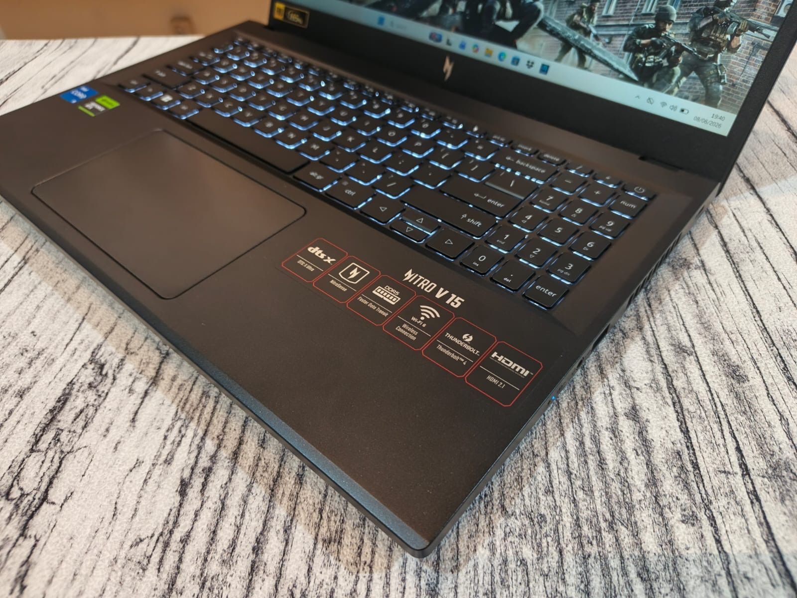 ACER NITRO V15 ANV15-51 Intel Core i5-13420H (Ram 8GB / SSD 512GB NVMe) Nvidia RTX 2050 @4GB/ KeyBacklit - Gambar 4