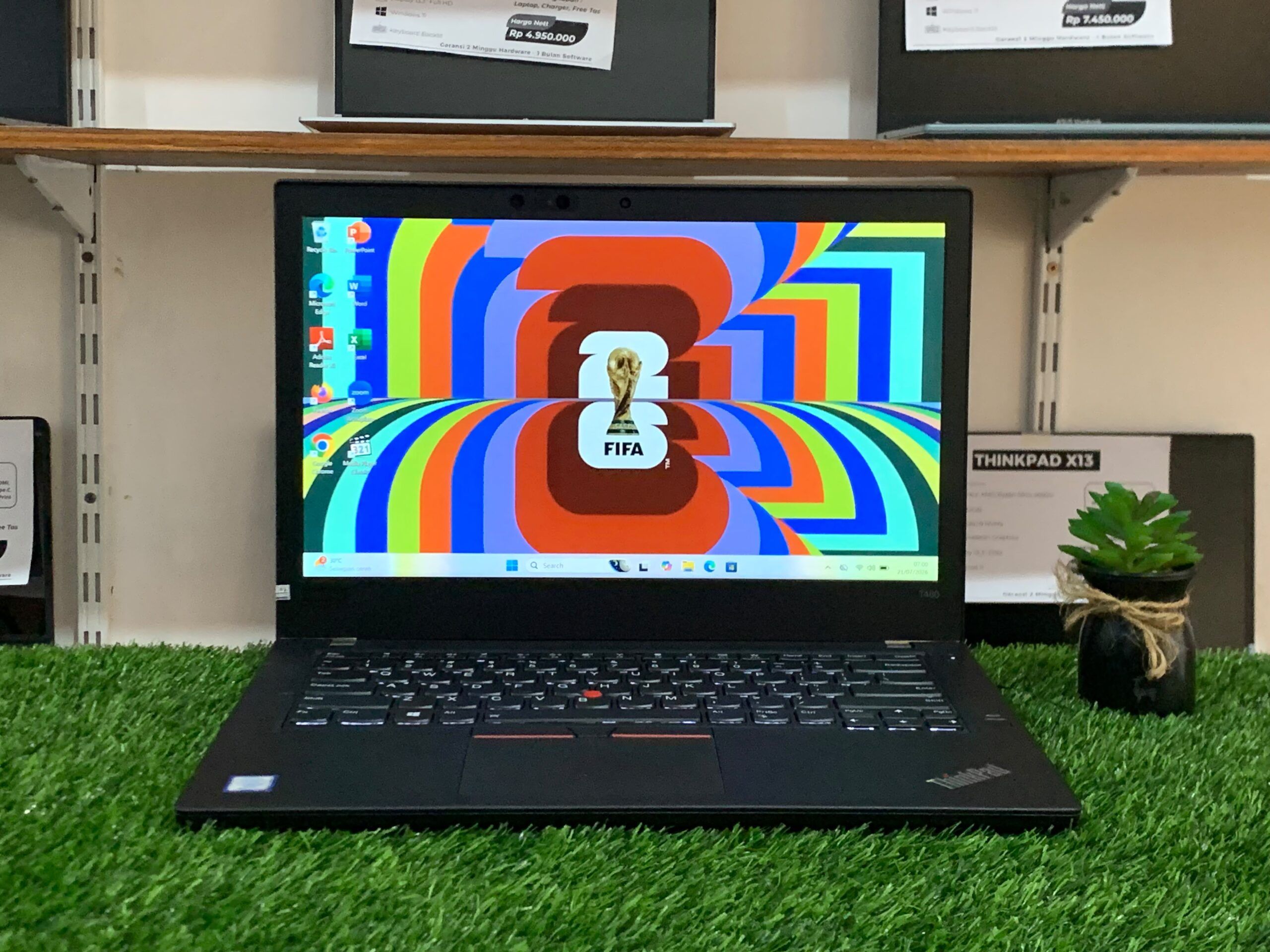LENOVO THINKPAD T480 Intel Core i7-8650U (RAM 8GB/SSD 256GB NVMe) NVIDIA MX150 (2GB) / 14" FHD