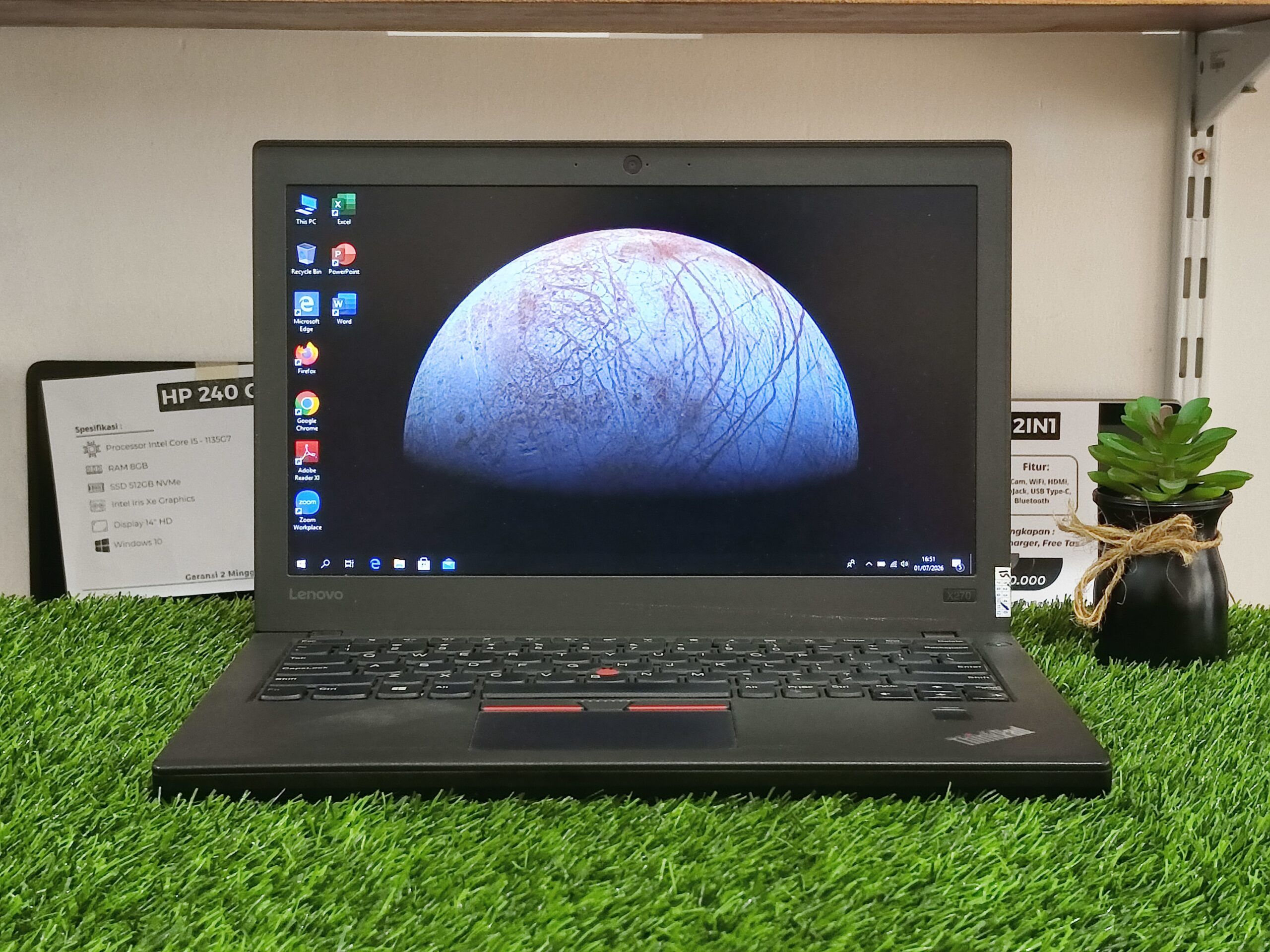 LENOVO THINKPAD X270 Intel Core i5-6200U (RAM 8GB/SSD 256GB NVMe) 12,5" HD
