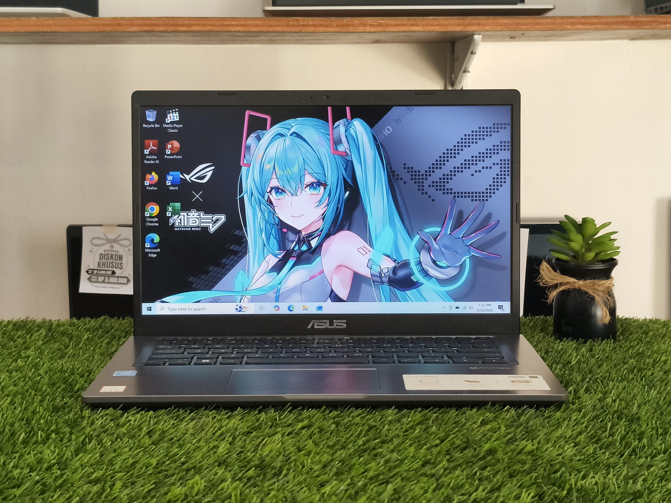 ASUS VIVOBOOK A416MA Intel Celeron N4020 (RAM 4GB/SSD 256GB NVMe) KEYBOARD BACKLIT / 14" FHD