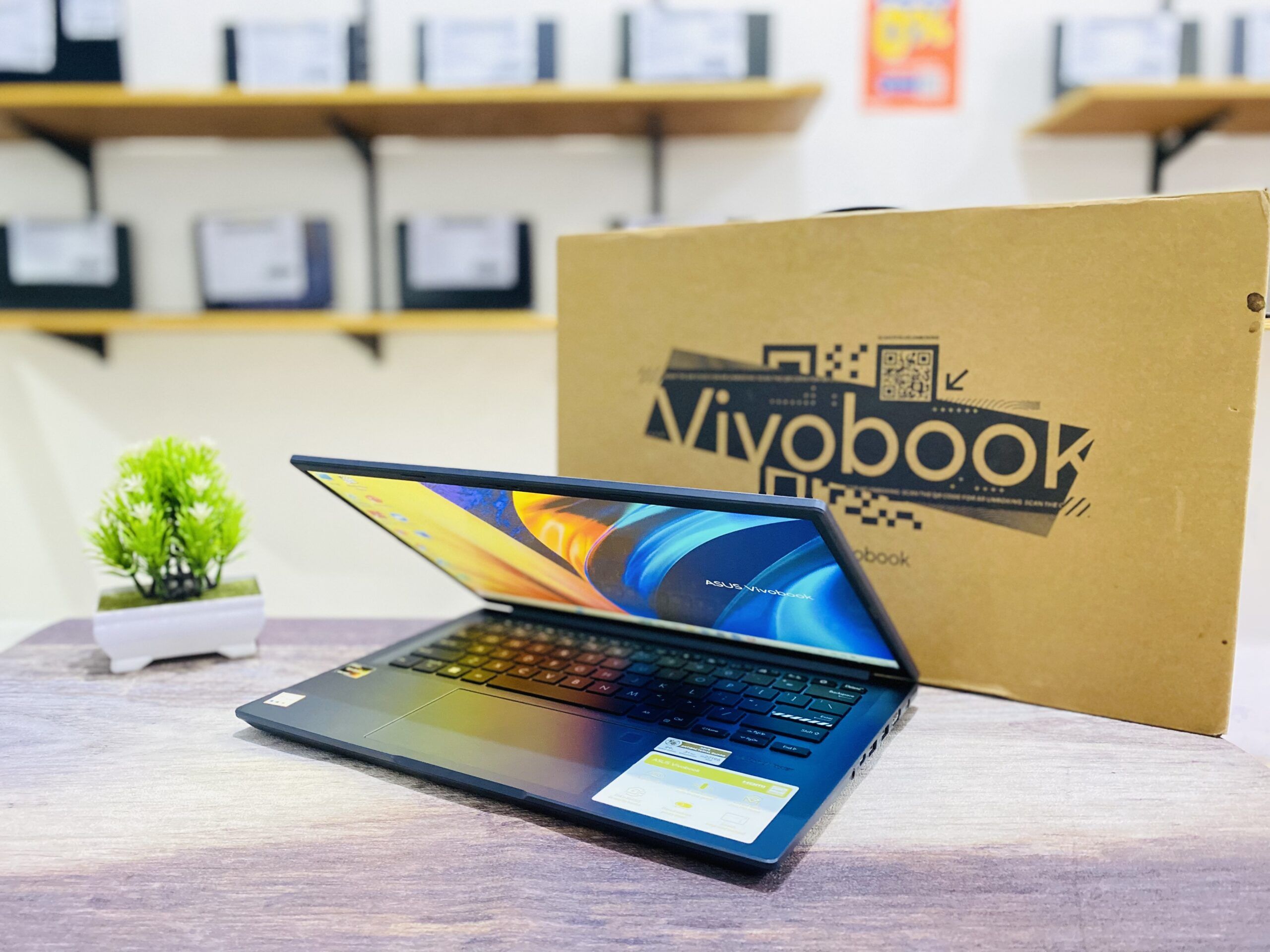 LAPTOP ASUS VIVOBOOK M1403QA | AMD RYZEN 7 5800HS ( RAM 16GB / SSD 512GB NVME ) - Gambar 4
