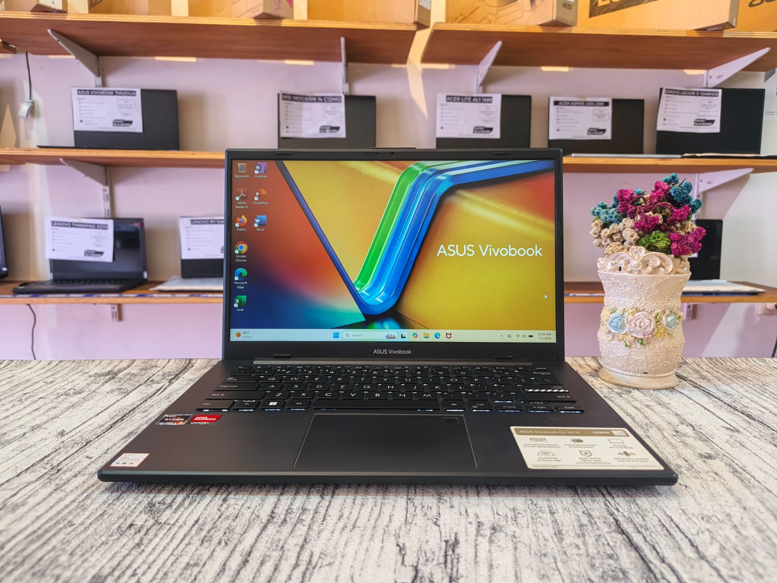 ASUS VIVOBOOK GO-E1404FA AMD Ryzen 5-7520UU (Ram 8GB / SSD 512GB NVMe) Radeon Graphics