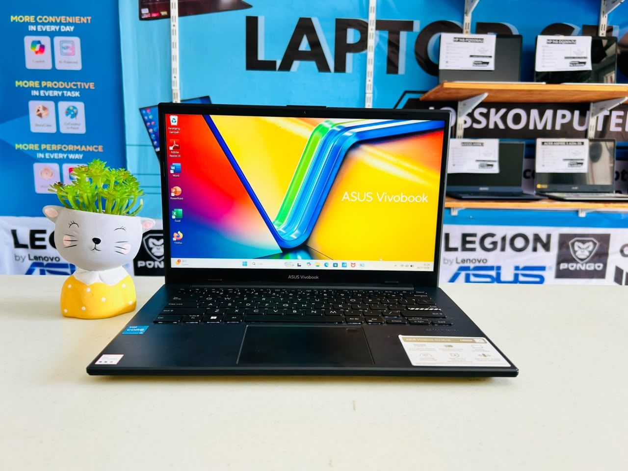 ASUS VIVOBOOK GO E1404GA Core i3-N305/ 8GB/ 512GB NVMe/ Backlit/ Garansi