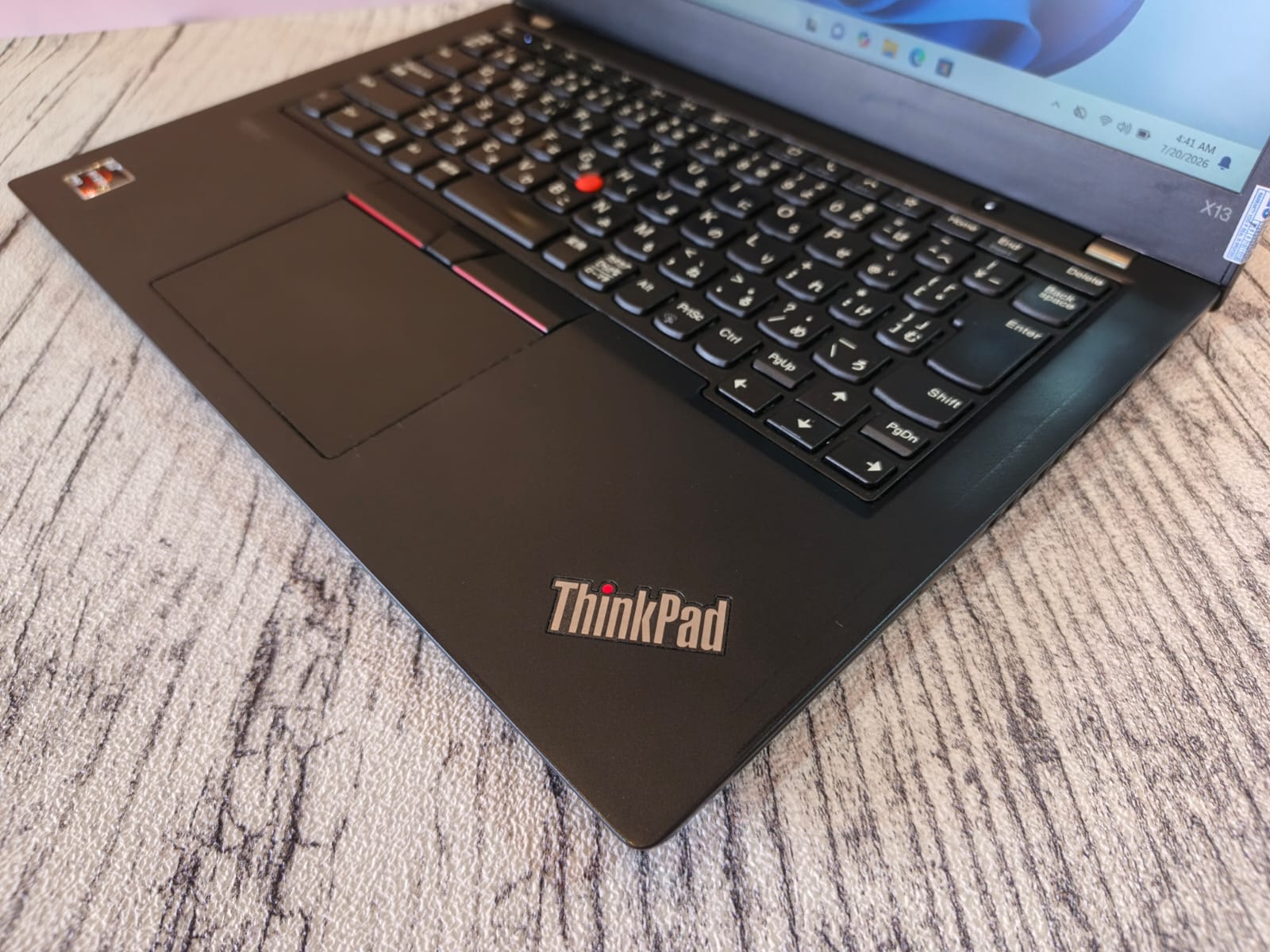 LENOVO THINKPAD X13 GEN1 AMD Ryzen 5 Pro 4650U (Ram 32GB / SSD 256GB NVMe) Radeon Graphics - Gambar 4