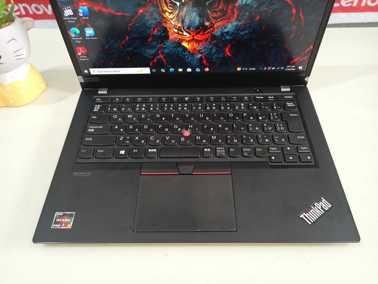 THINKPAD X13 Ryzen 5Pro-46500U / 32GB / 256GB - Gambar 2