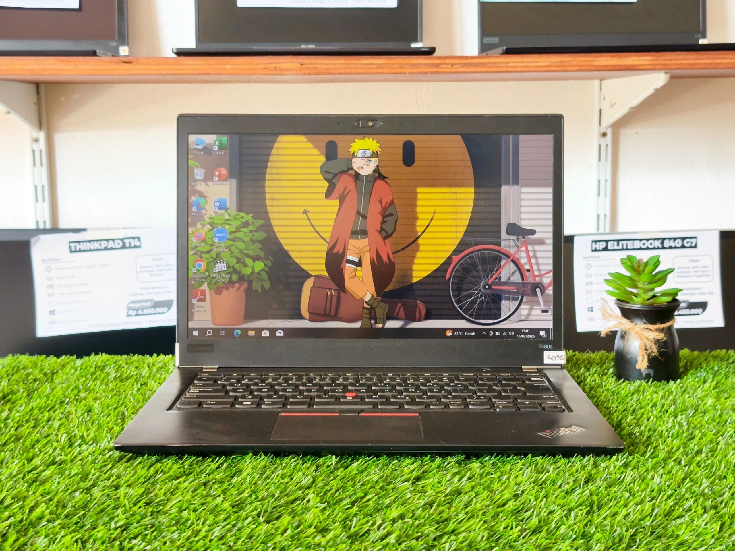 LENOVO THINKPAD T480S Intel Core i7-8650U (RAM 1 6GB/SSD 256GB NVMe) KEYBOARD BACKLIT / 12,5" FHD