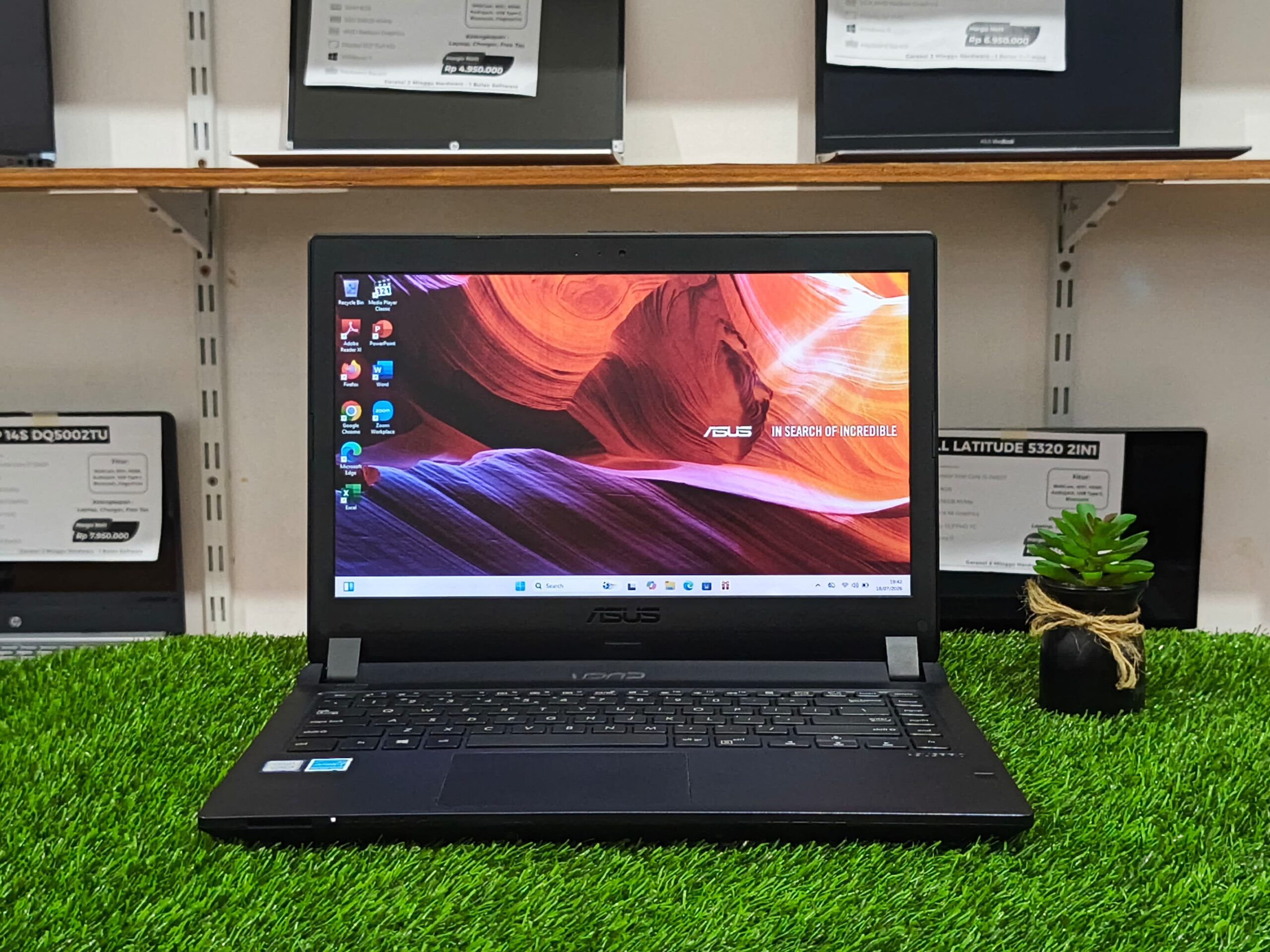 ASUS PRO P1440FA Intel Core i3-8145U (RAM 4GB/SSD 128GB + 1TB HDD) 14" HD