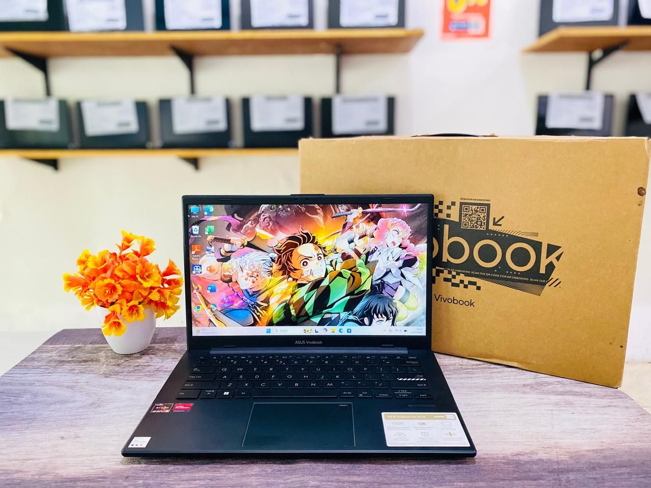 LAPTOP ASUS VIVOBOOK E1404FA | AMD RYZEN 5 7520U ( RAM 16GB / SSD 512GB NVME ) GARANSI