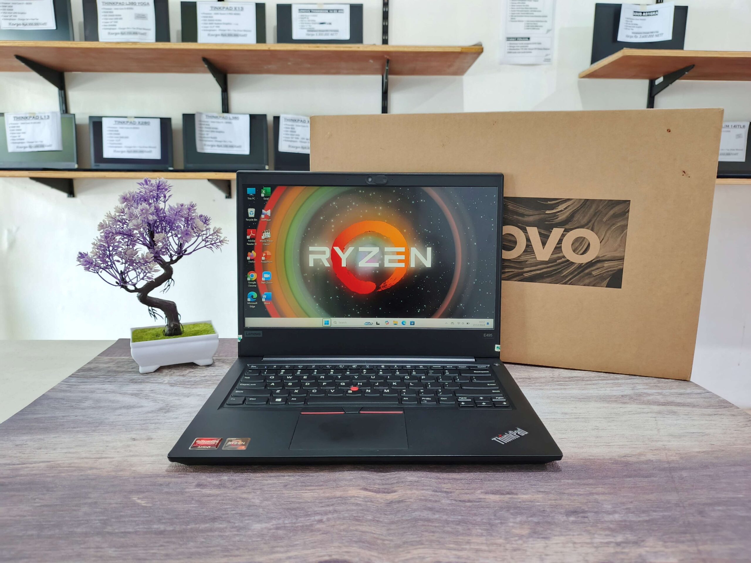 LAPTOP THINKPAD E495 | AMD RYZEN 7 3700U ( RAM 16GB / SSD 512GB NVMe )