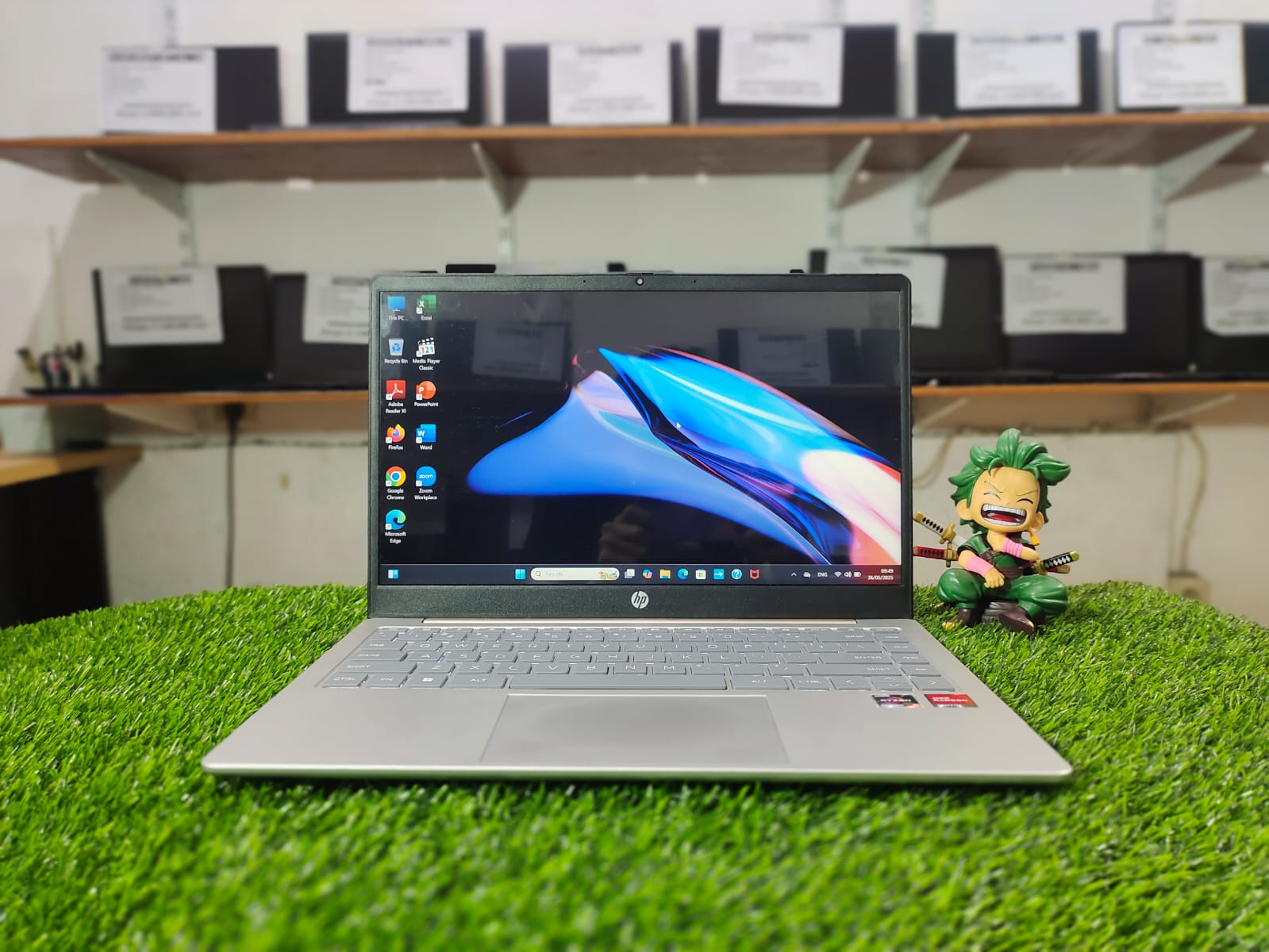 HP 14s-EM0016AU AMD Ryzen 5-7520U (Ram 8GB/SSD 512GB NVMe) Radeon Graphics Key backlit