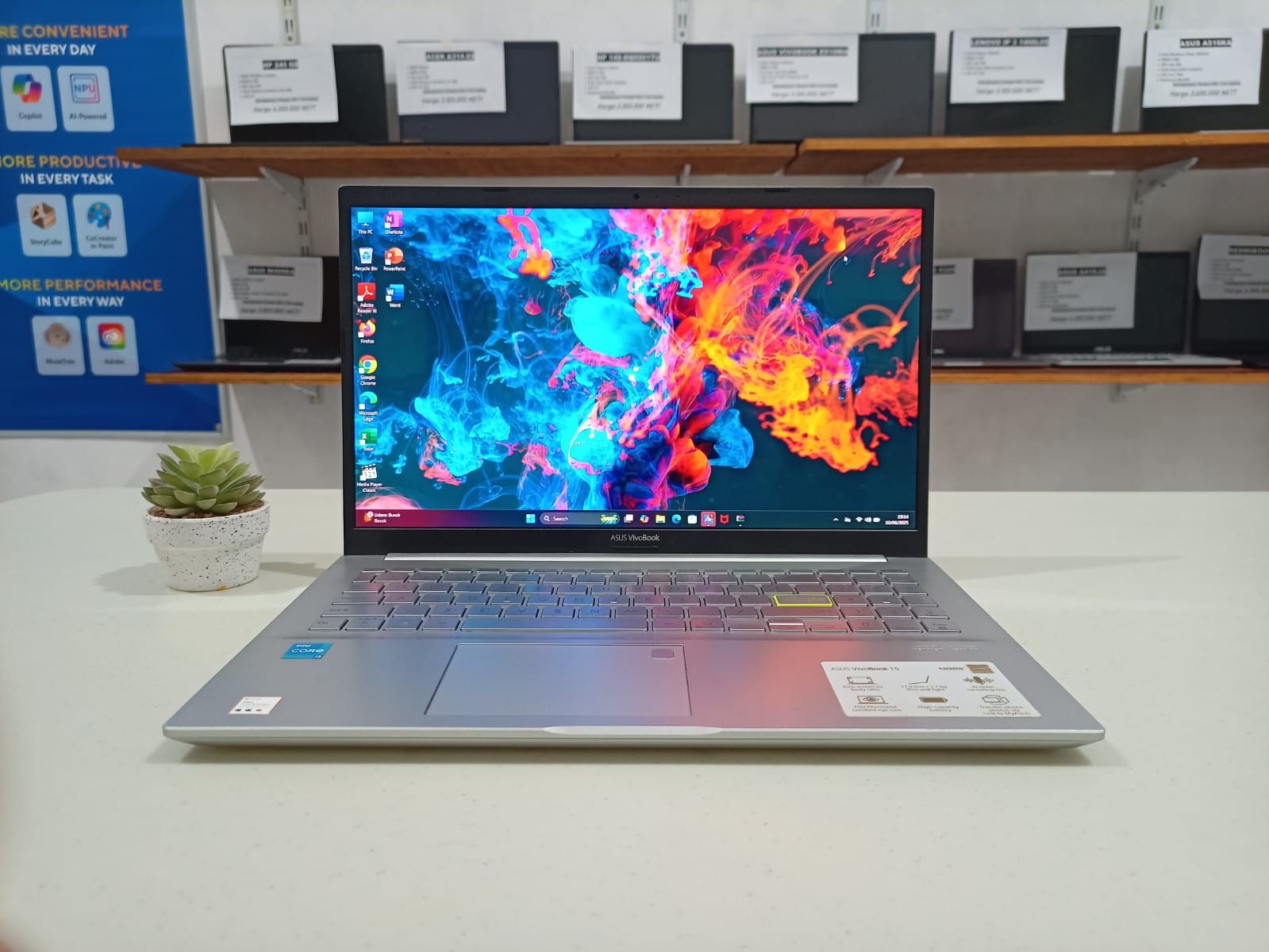 ASUS VIVOBOOK 15 K513E Core i3-1115G4 / 4GB FHD OLED