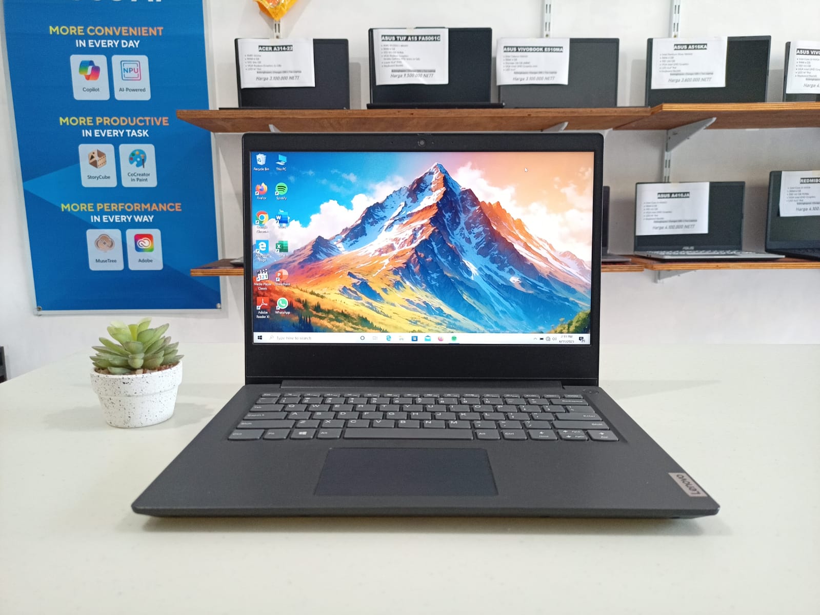 LENOVO IP 3 14IGL05 CELERON N4020/RAM 4GB/SSD 256GB