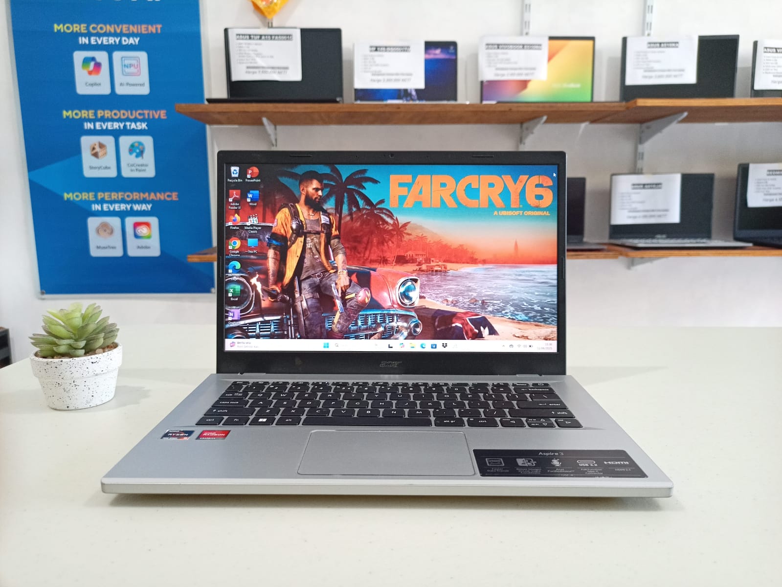 ACER ASPIRE A314-23M RYZEN 5 7520U/RAM 8GB