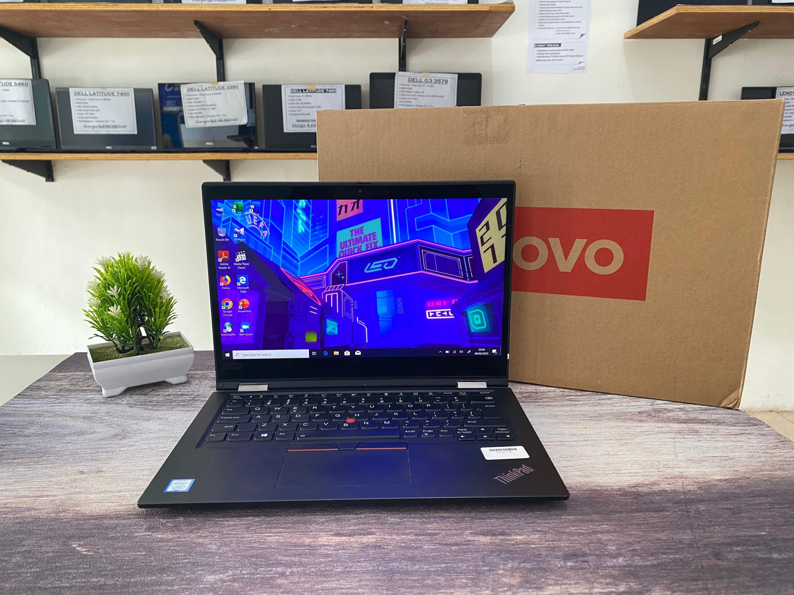 LAPTOP LENOVO THINKPAD X390 YOGA | INTEL CORE I5-8265U ( RAM 8GB / SSD 256GB NVMe )